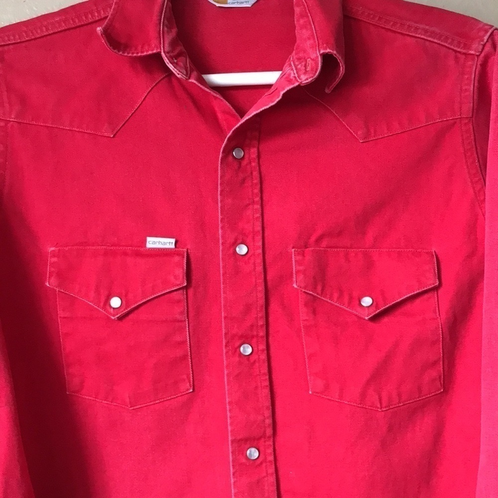 Carhartt Vintage Pearl Button Rugged Shirt Jacket - Picture 2 of 8